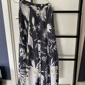 H&M Printed Floral Maxi Skirt